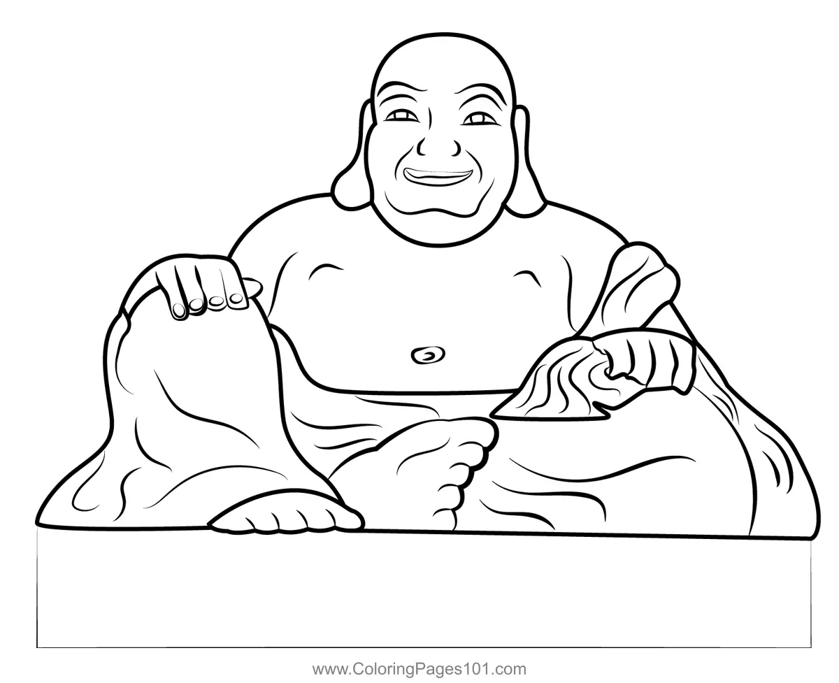Buddhism Coloring Pages 8