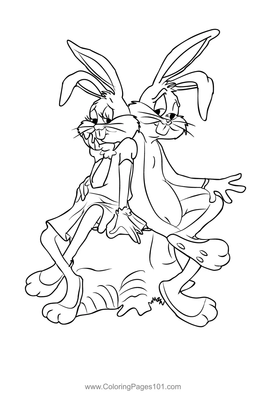 Bugs Bunny Coloring Pages 4