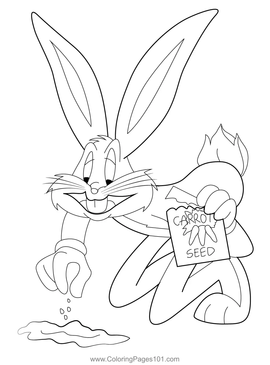 Bugs Bunny Coloring Pages 6
