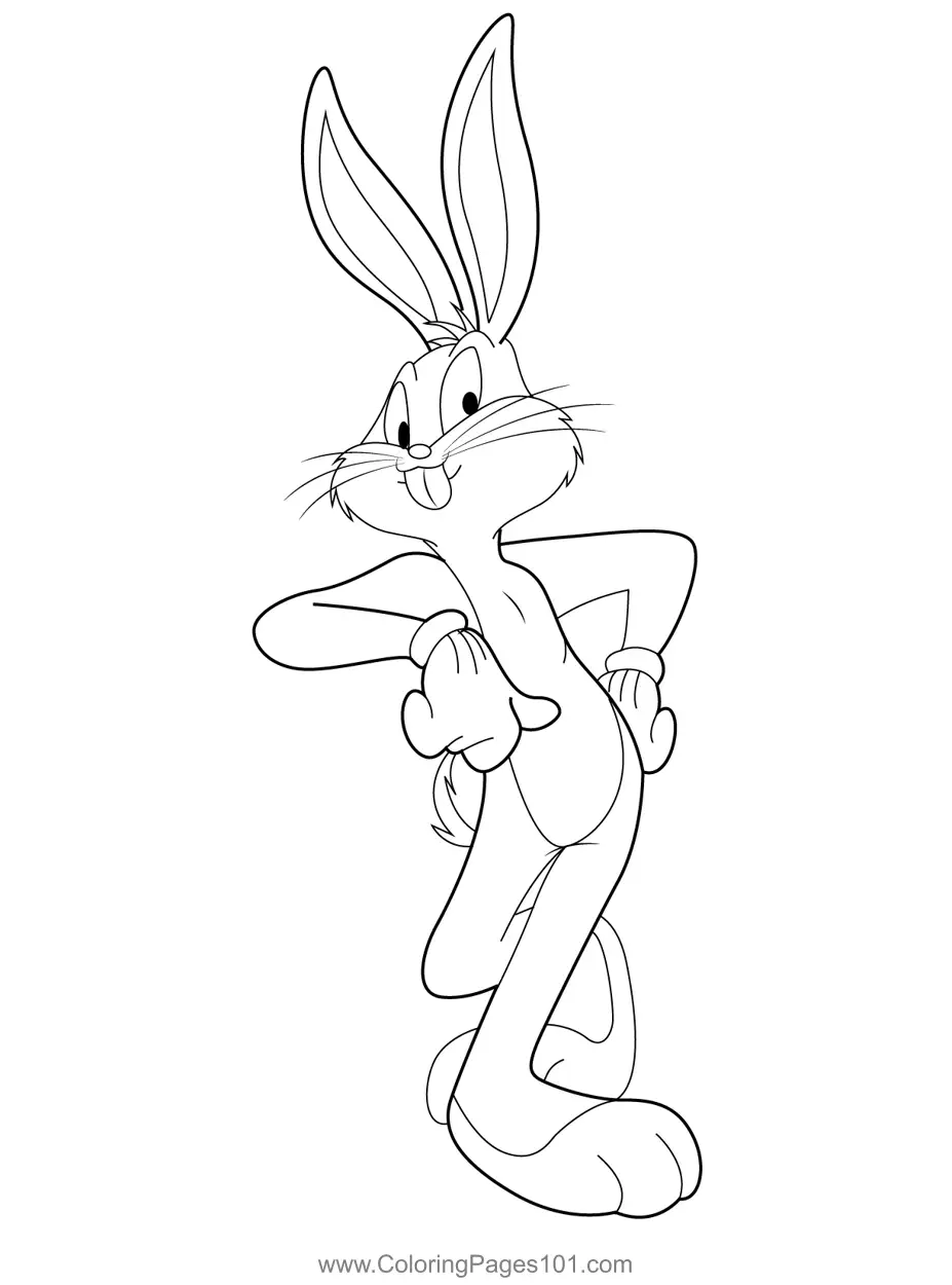 Bugs Bunny Coloring Pages 9