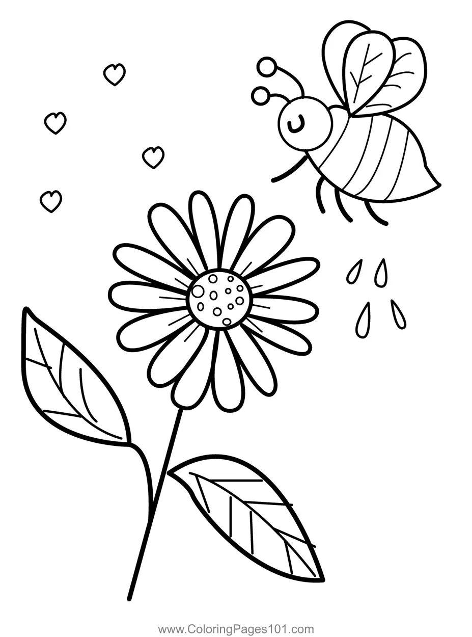 Bumblebees Coloring Pages 1