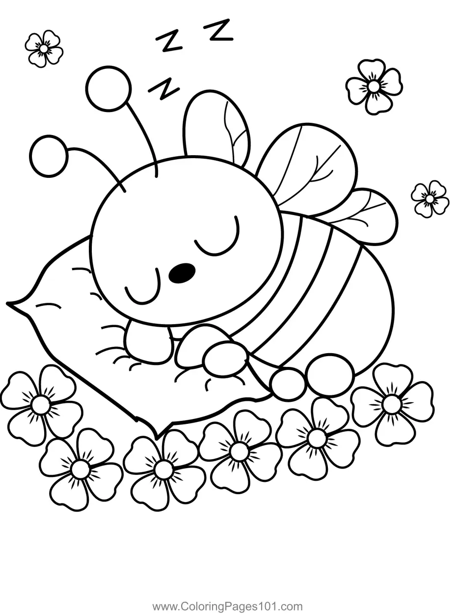Bumblebees Coloring Pages 2