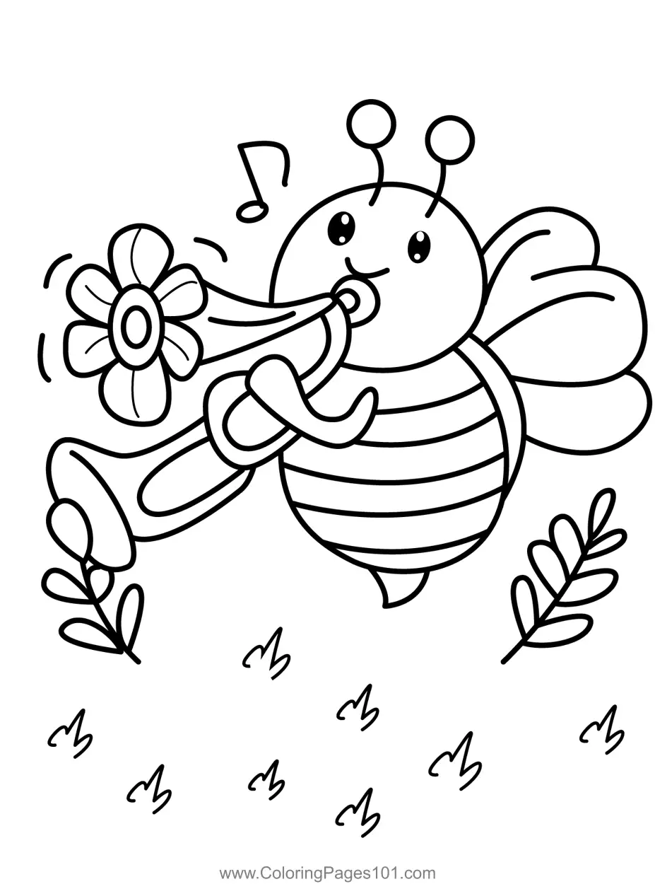 Bumblebees Coloring Pages 5