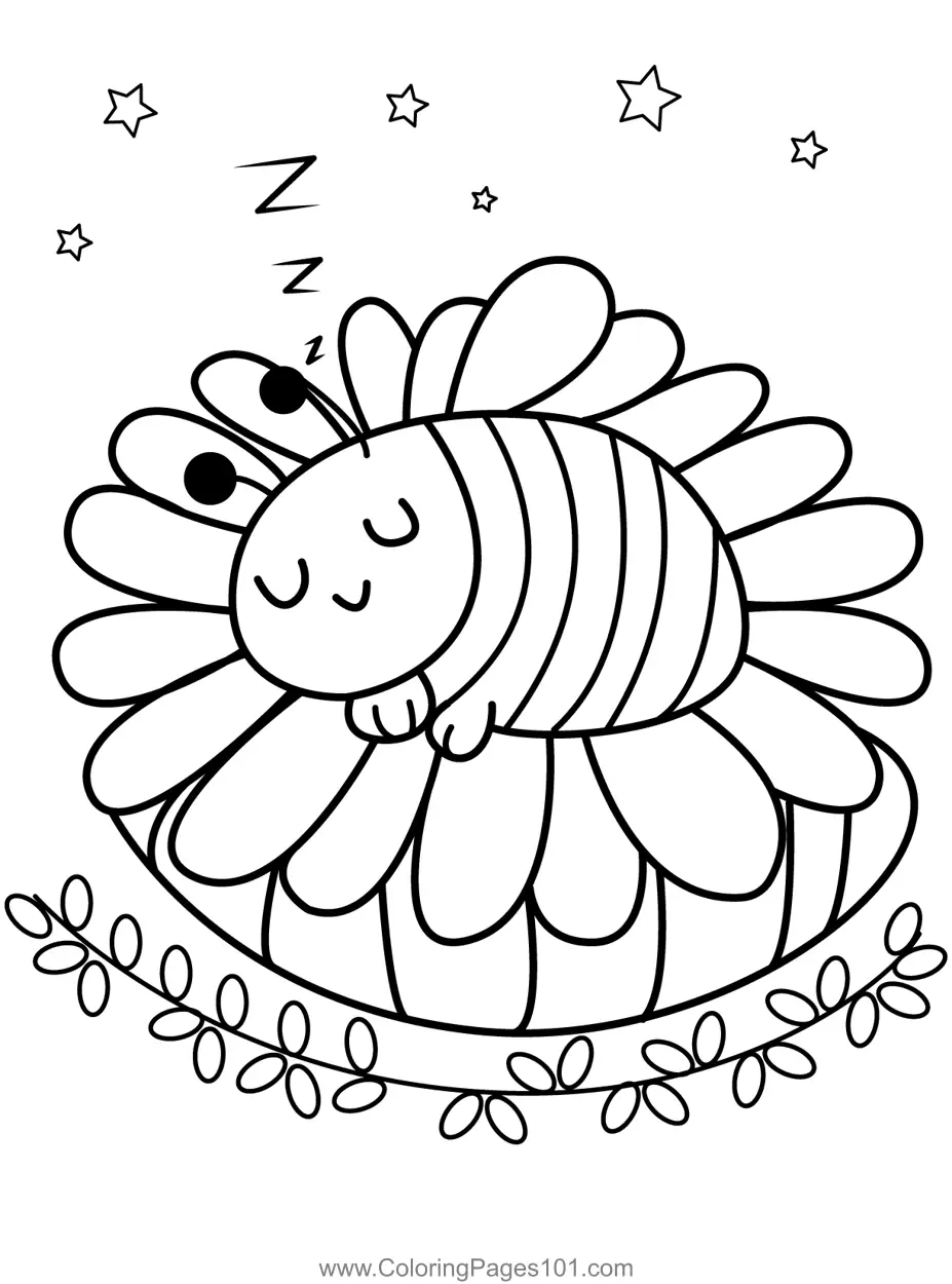 Bumblebees Coloring Pages 6
