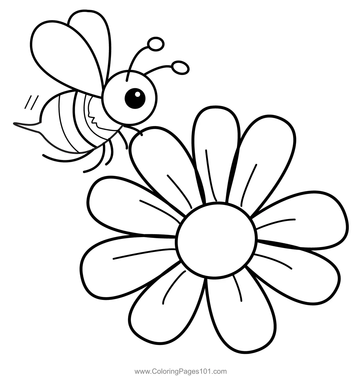 Bumblebees Coloring Pages 7