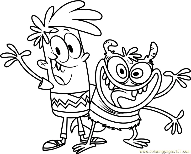 Bunsen Is a Beast Coloring Pages 5