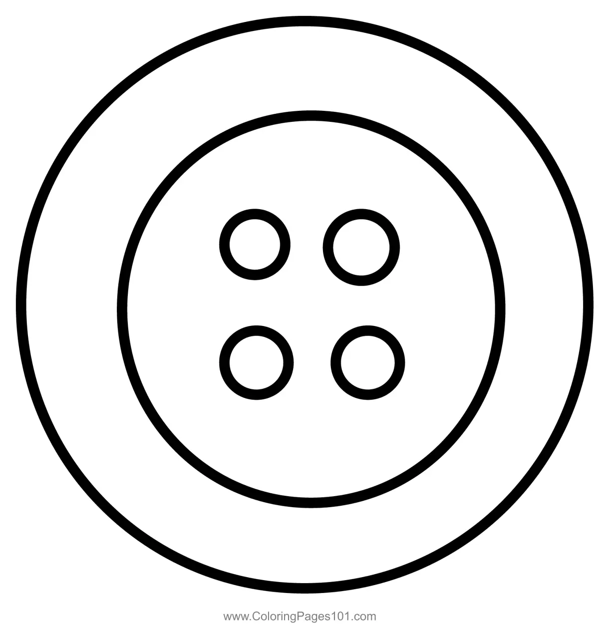 Buttons Coloring Pages