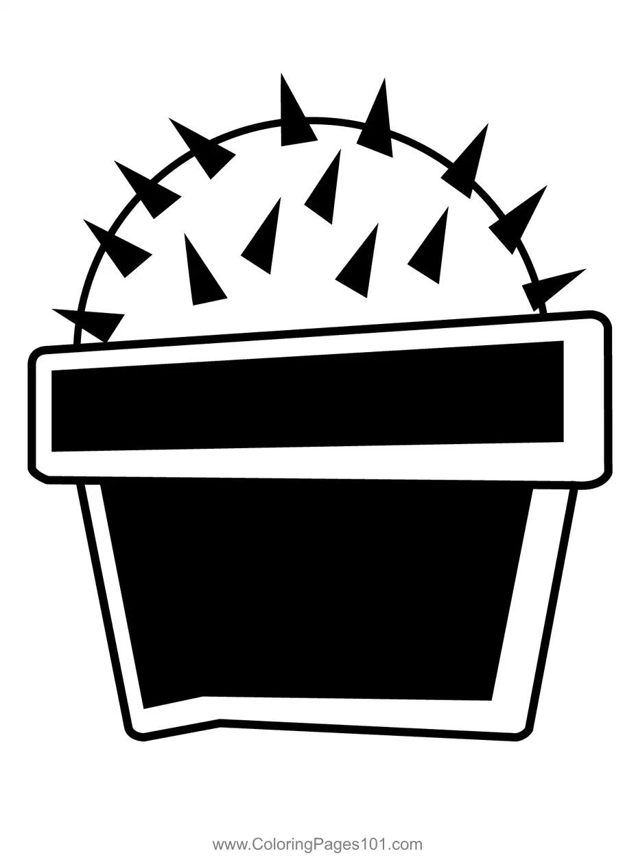 Cactus Coloring Pages 10