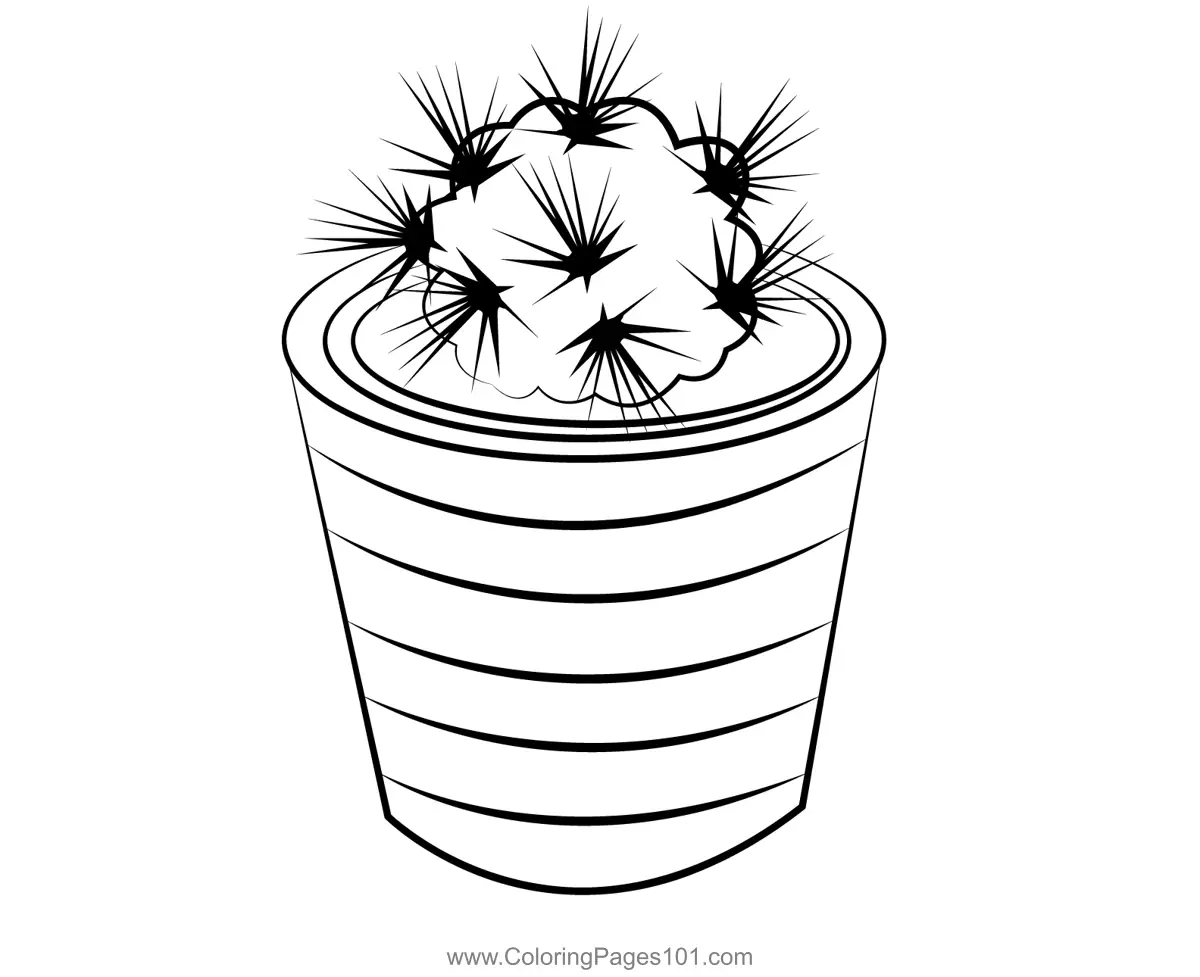 Cactus Coloring Pages 11