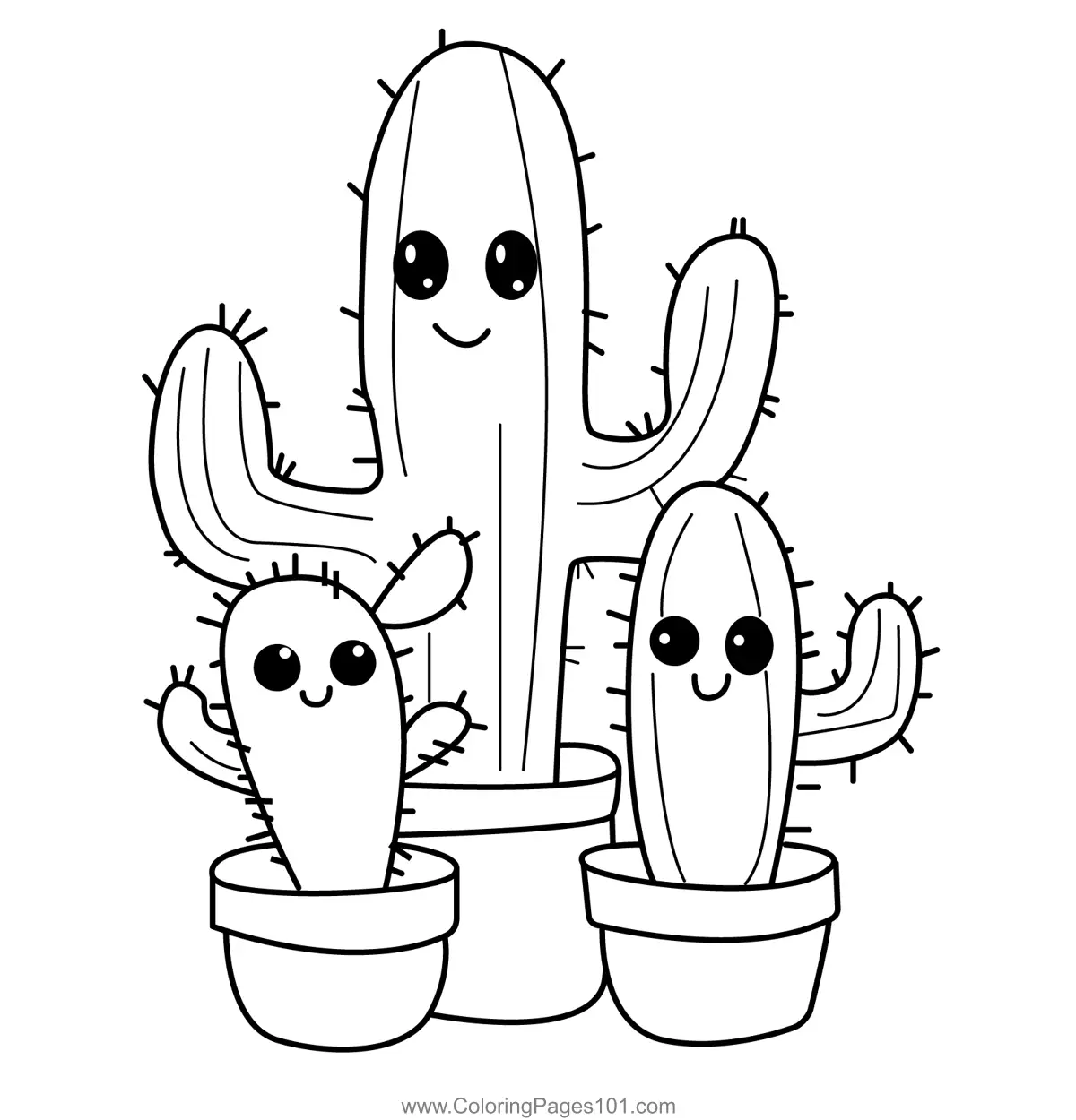 Cactus Coloring Pages 7