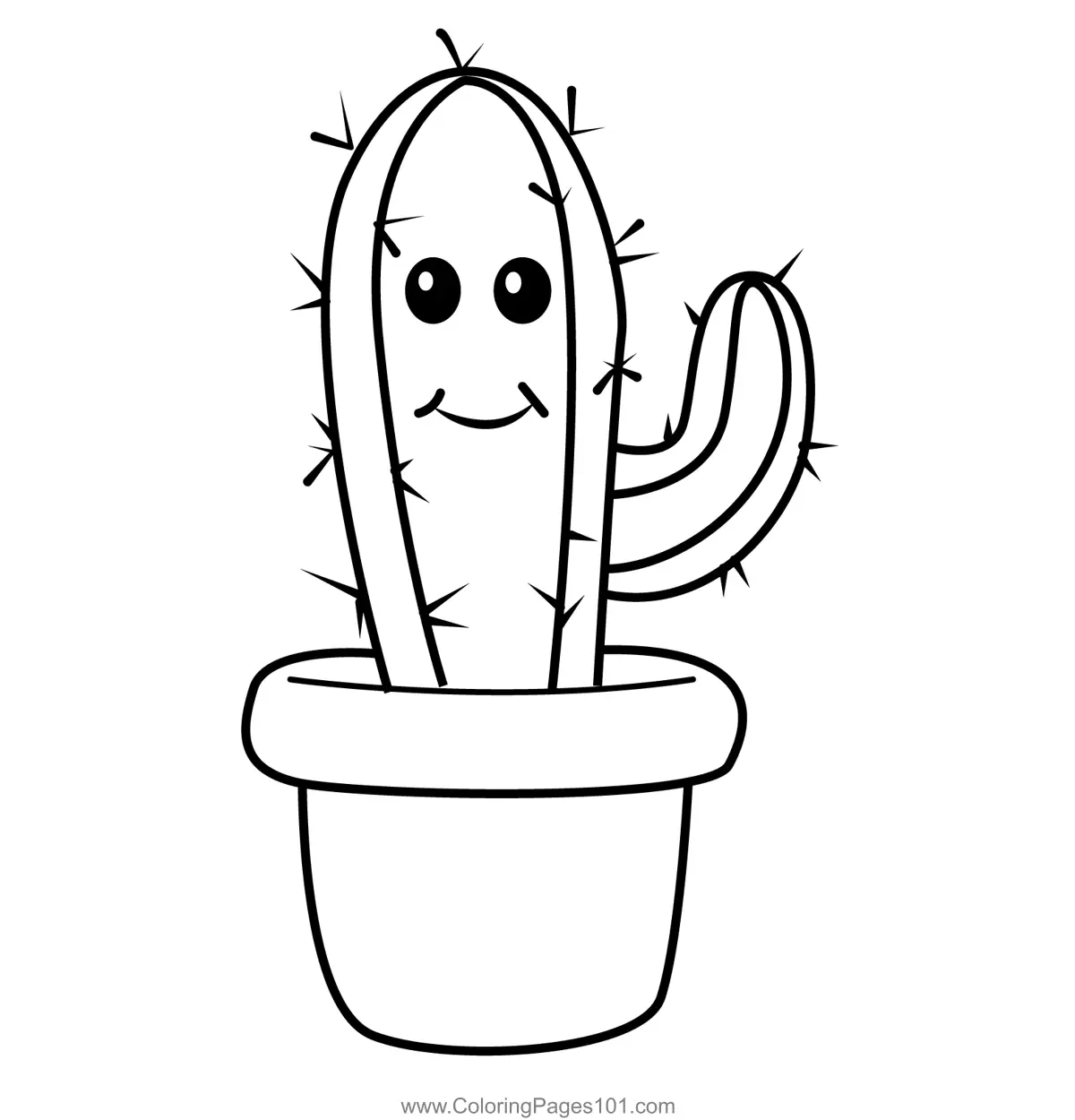 Cactus Coloring Pages 8