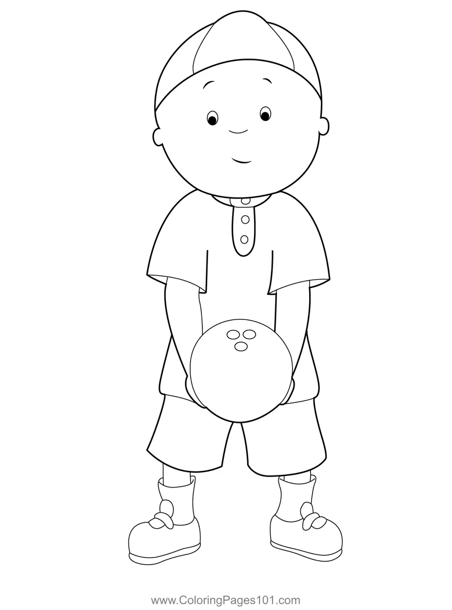 Caillou Coloring Pages 2