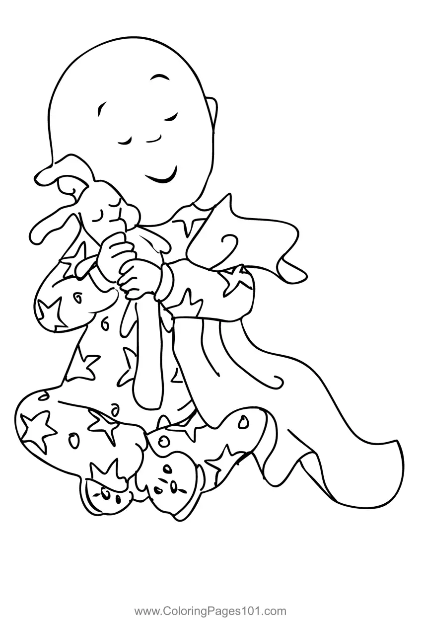 Caillou Coloring Pages 4