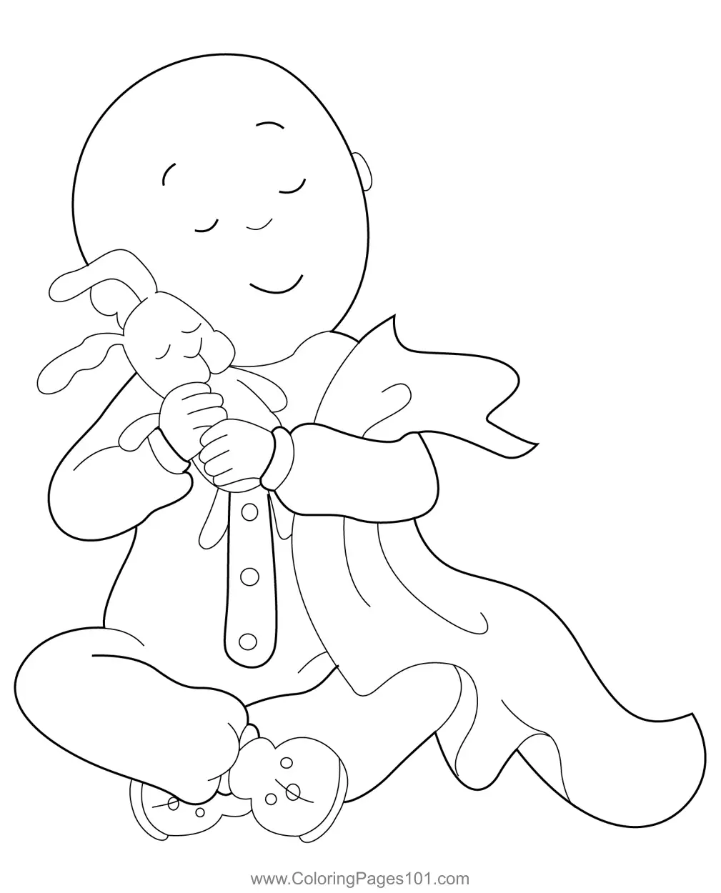 Caillou Coloring Pages 6