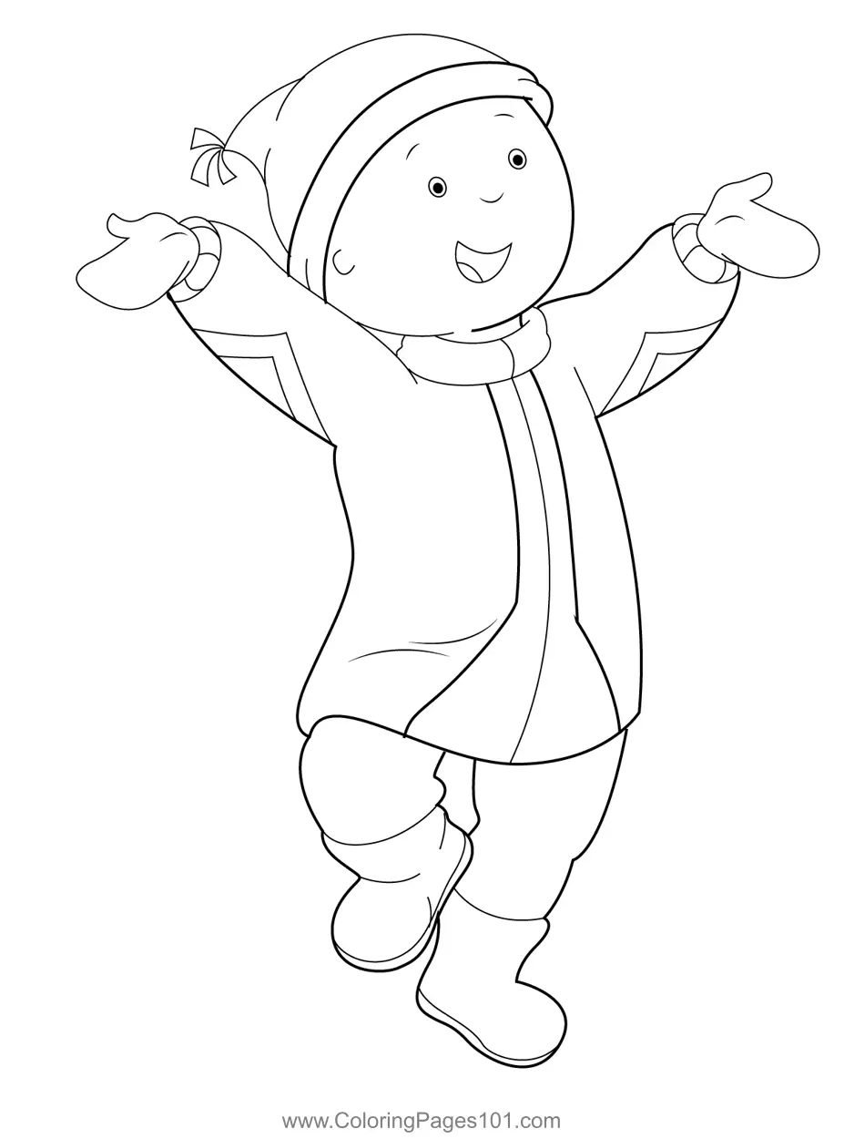 Caillou Coloring Pages 9