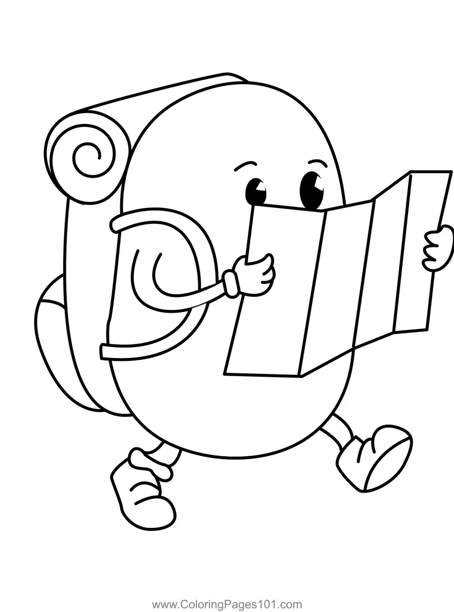 Camping Coloring Pages 2