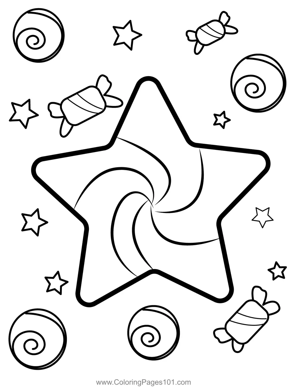 Candy Coloring Pages 2