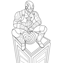 Captain America Coloring Pages 5