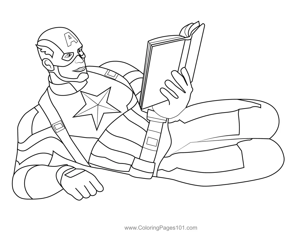 Captain America Coloring Pages 6