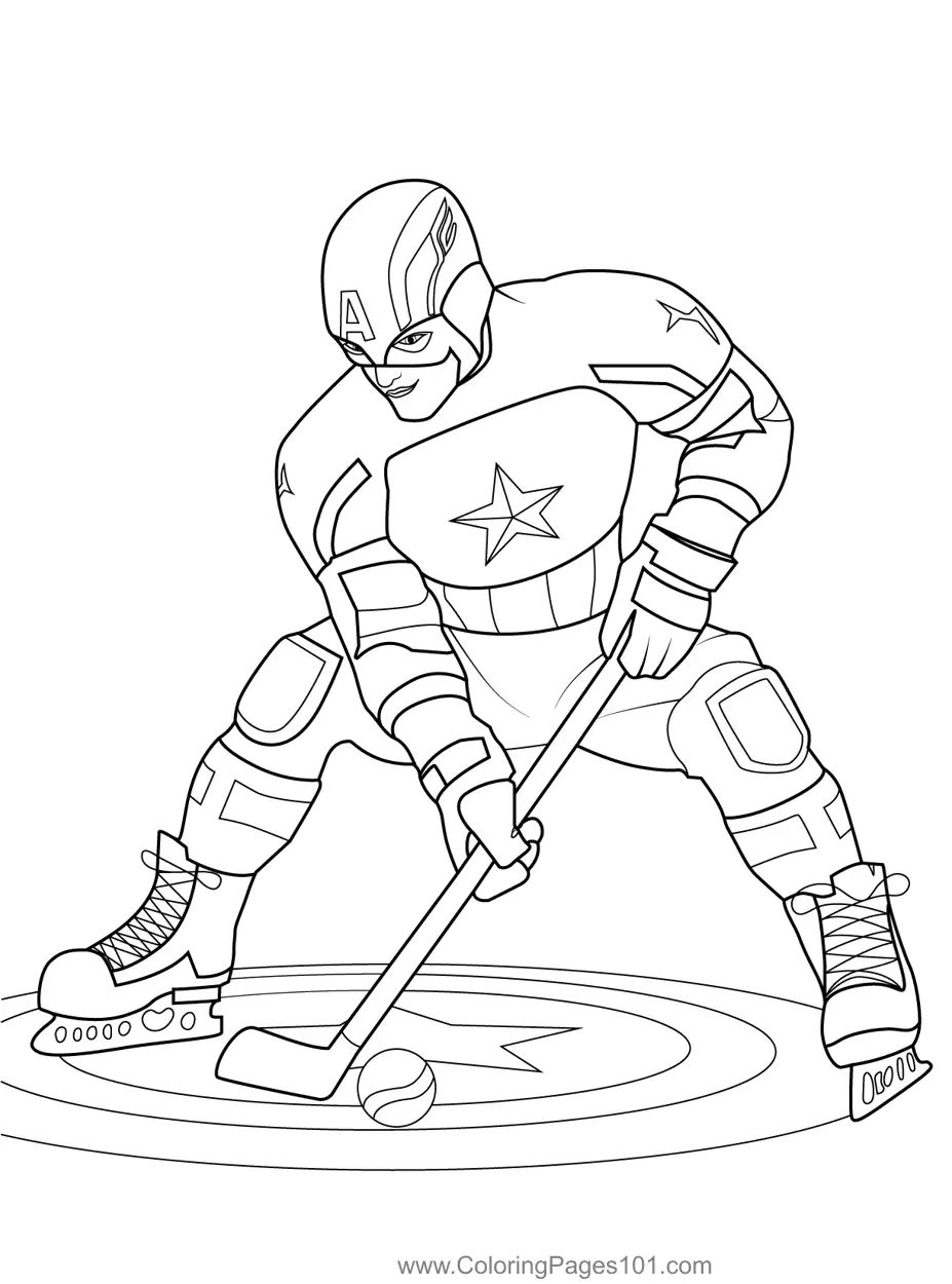 Captain America Coloring Pages 7