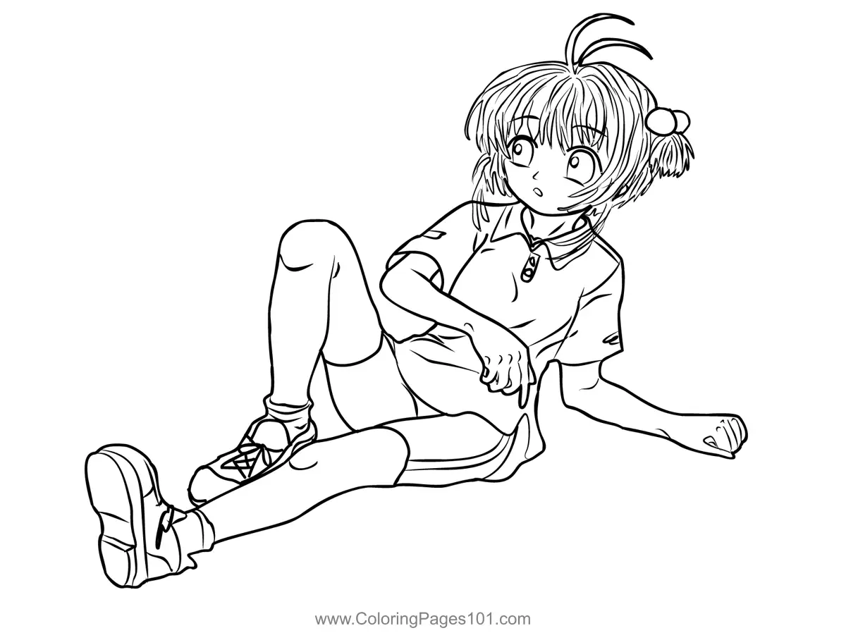 Cardcaptor Sakura Coloring Pages 1
