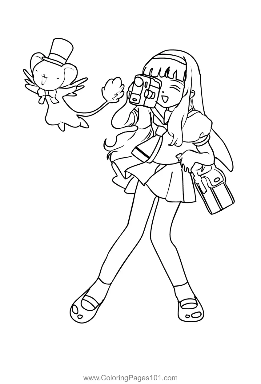 Cardcaptor Sakura Coloring Pages 3