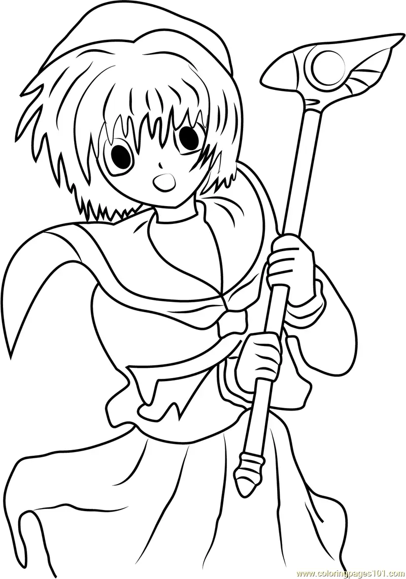 Cardcaptor Sakura Coloring Pages 4