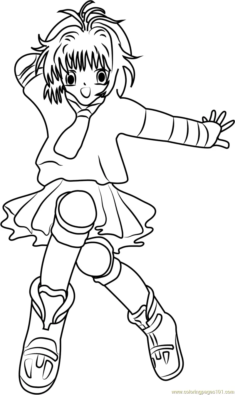 Cardcaptor Sakura Coloring Pages 7