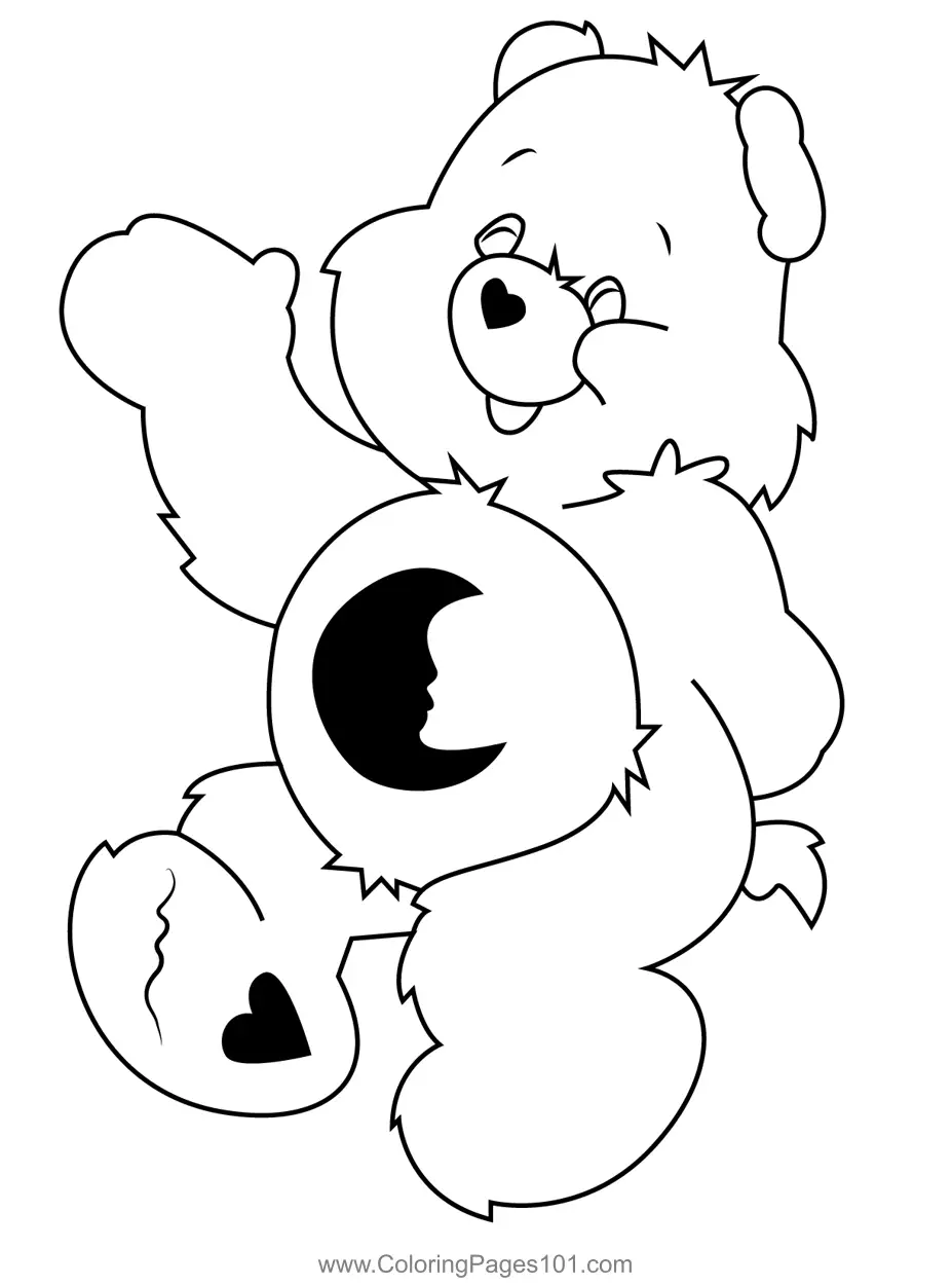 Care Bears Coloring Pages 10