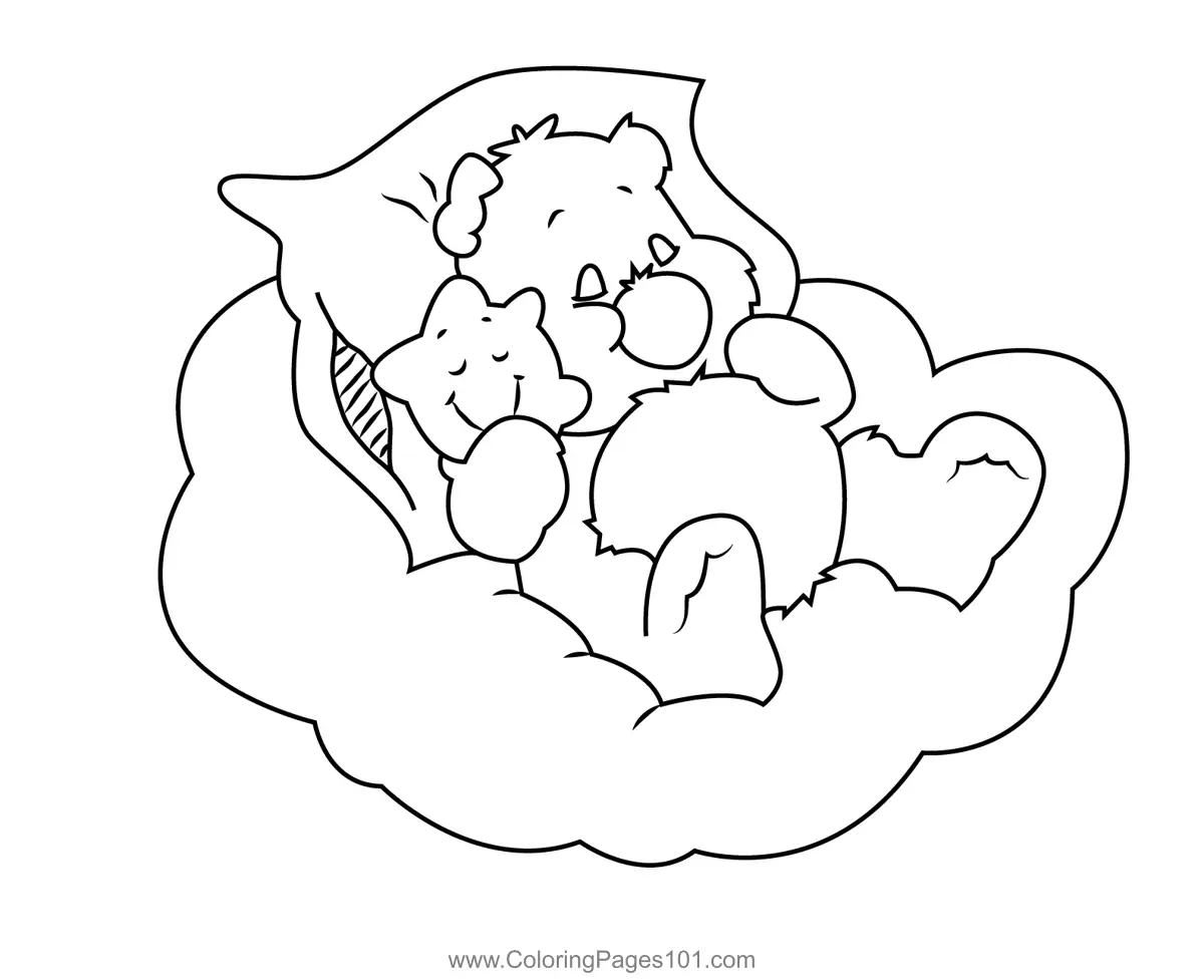 Care Bears Coloring Pages 3