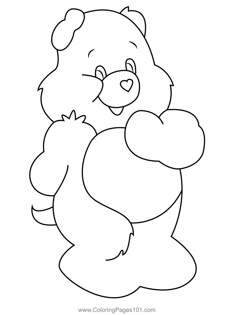 Care Bears Coloring Pages 4