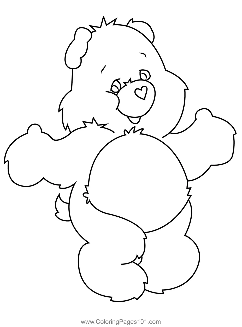 Care Bears Coloring Pages 7