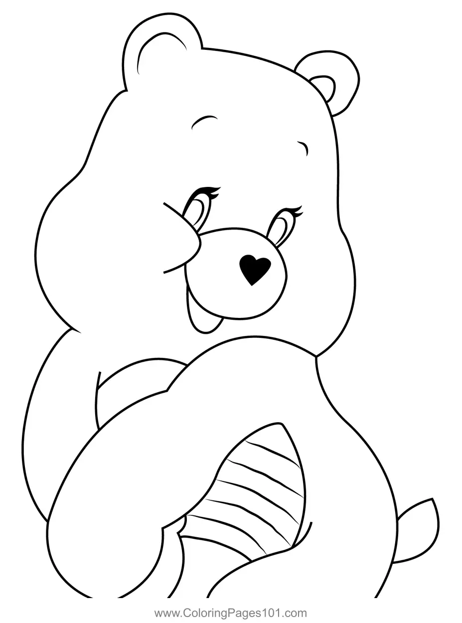 Care Bears Coloring Pages 9