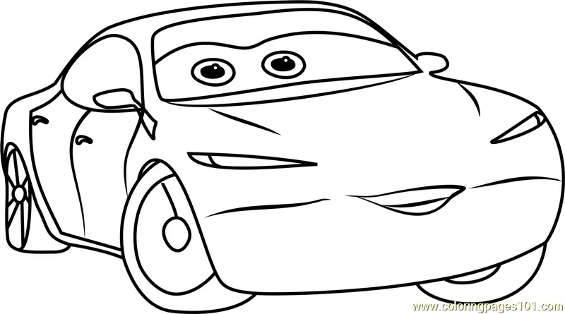 Cars 3 Coloring Pages 10
