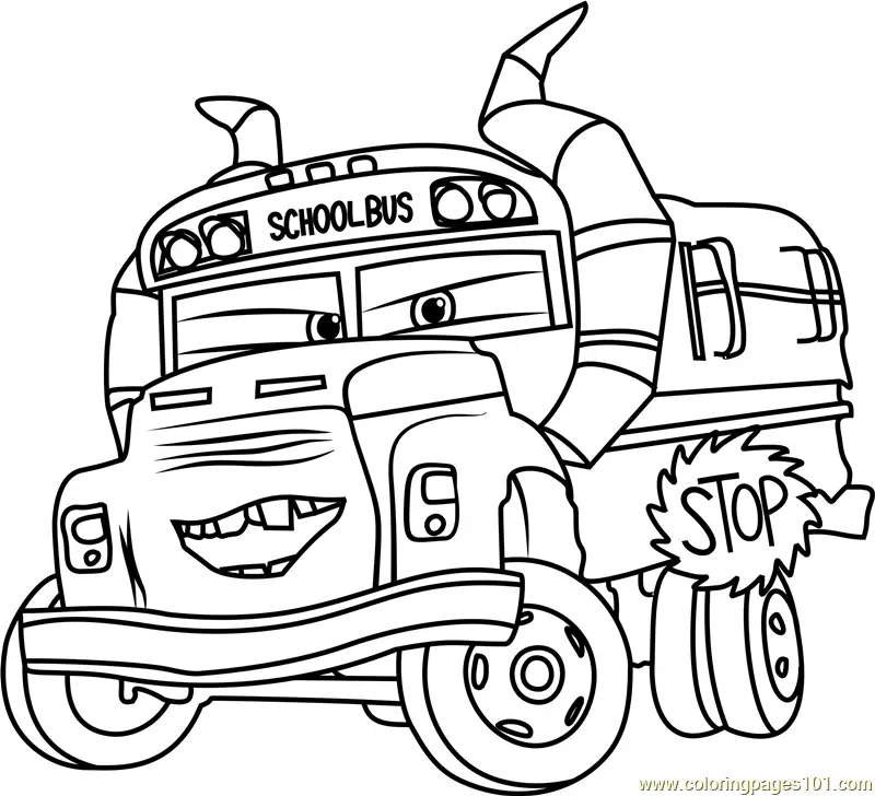 Cars 3 Coloring Pages 11