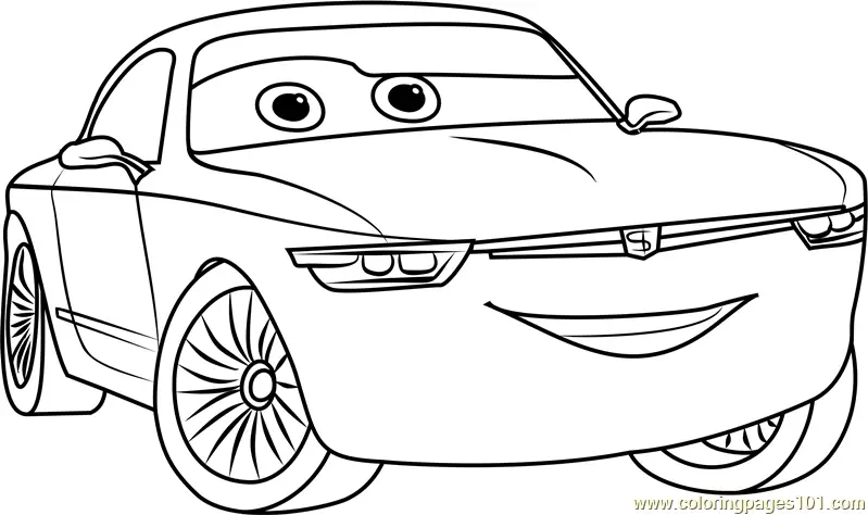 Cars 3 Coloring Pages 4