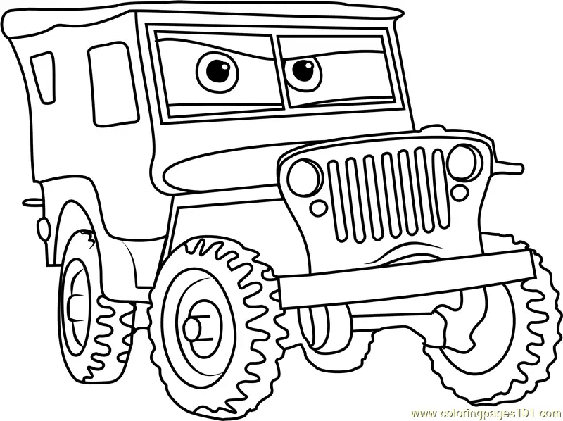Cars 3 Coloring Pages 6