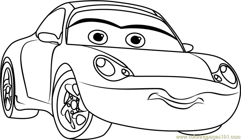 Cars 3 Coloring Pages 7