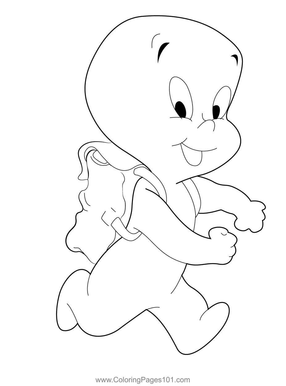 Casper Coloring Pages