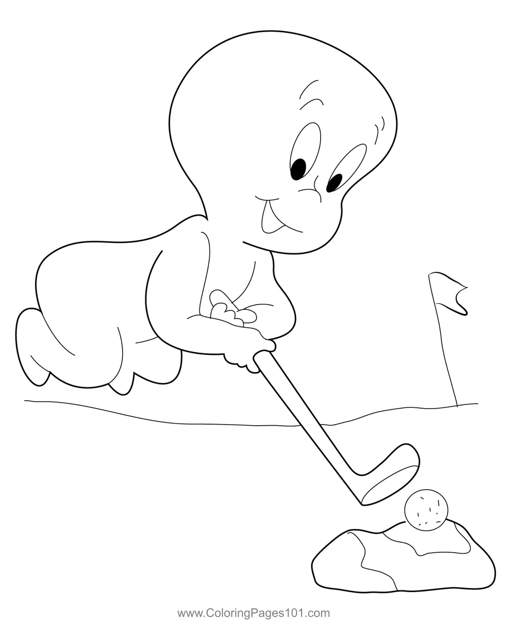 Casper Coloring Pages 6