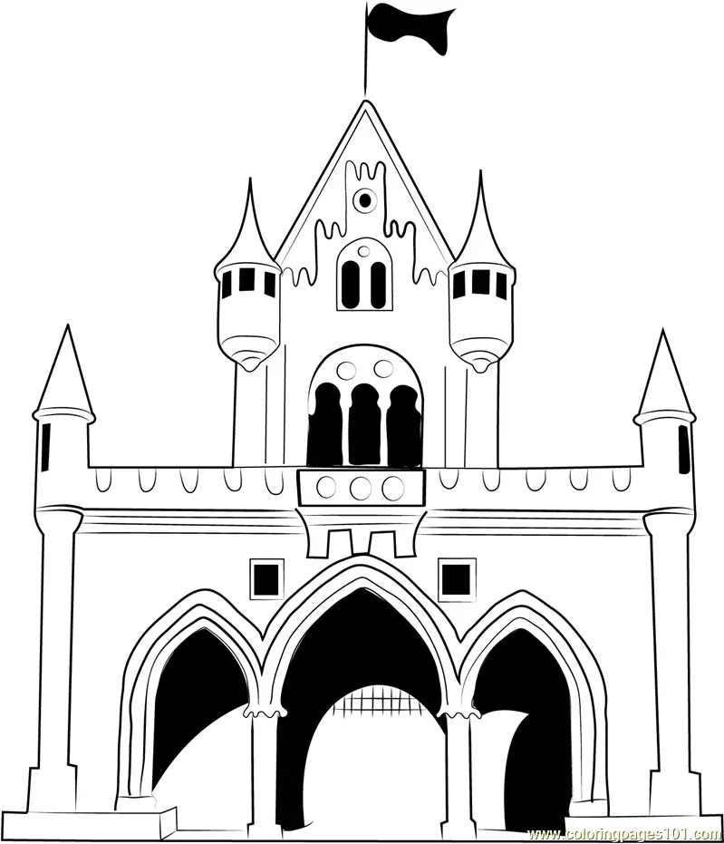 Castles Coloring Pages