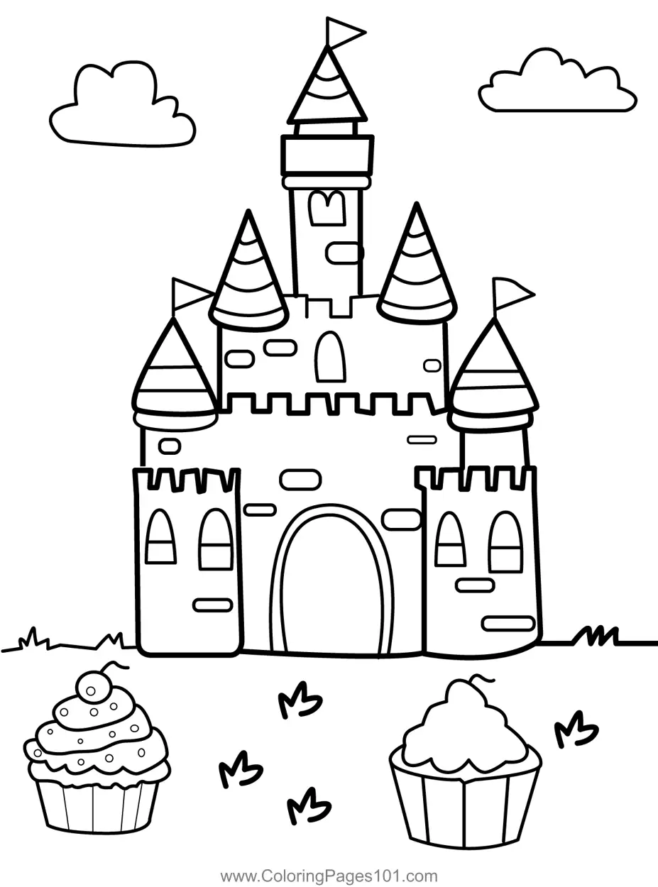 Castles Coloring Pages 3