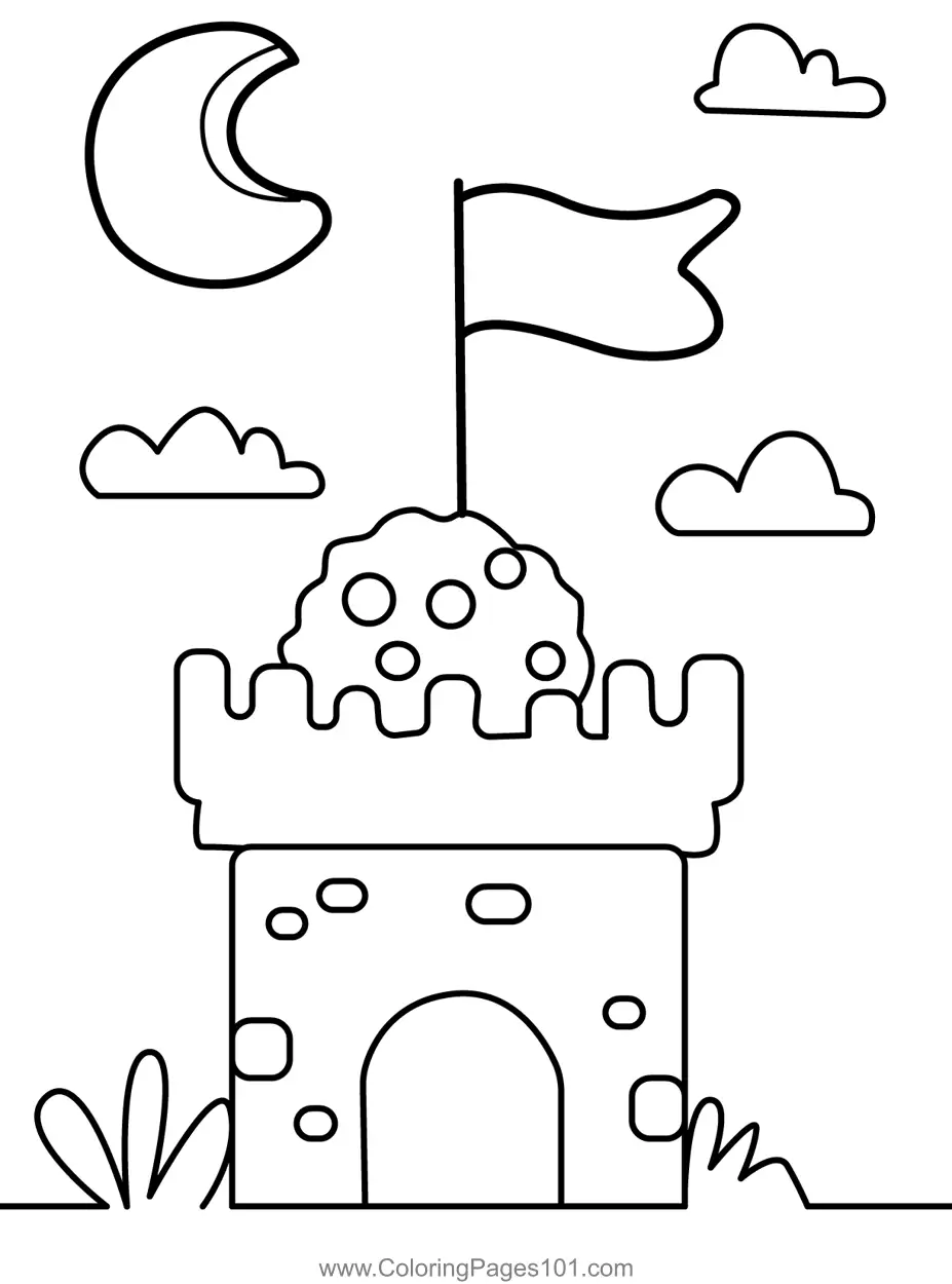 Castles Coloring Pages 5