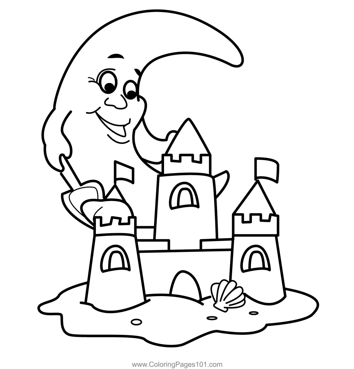 Castles Coloring Pages 7