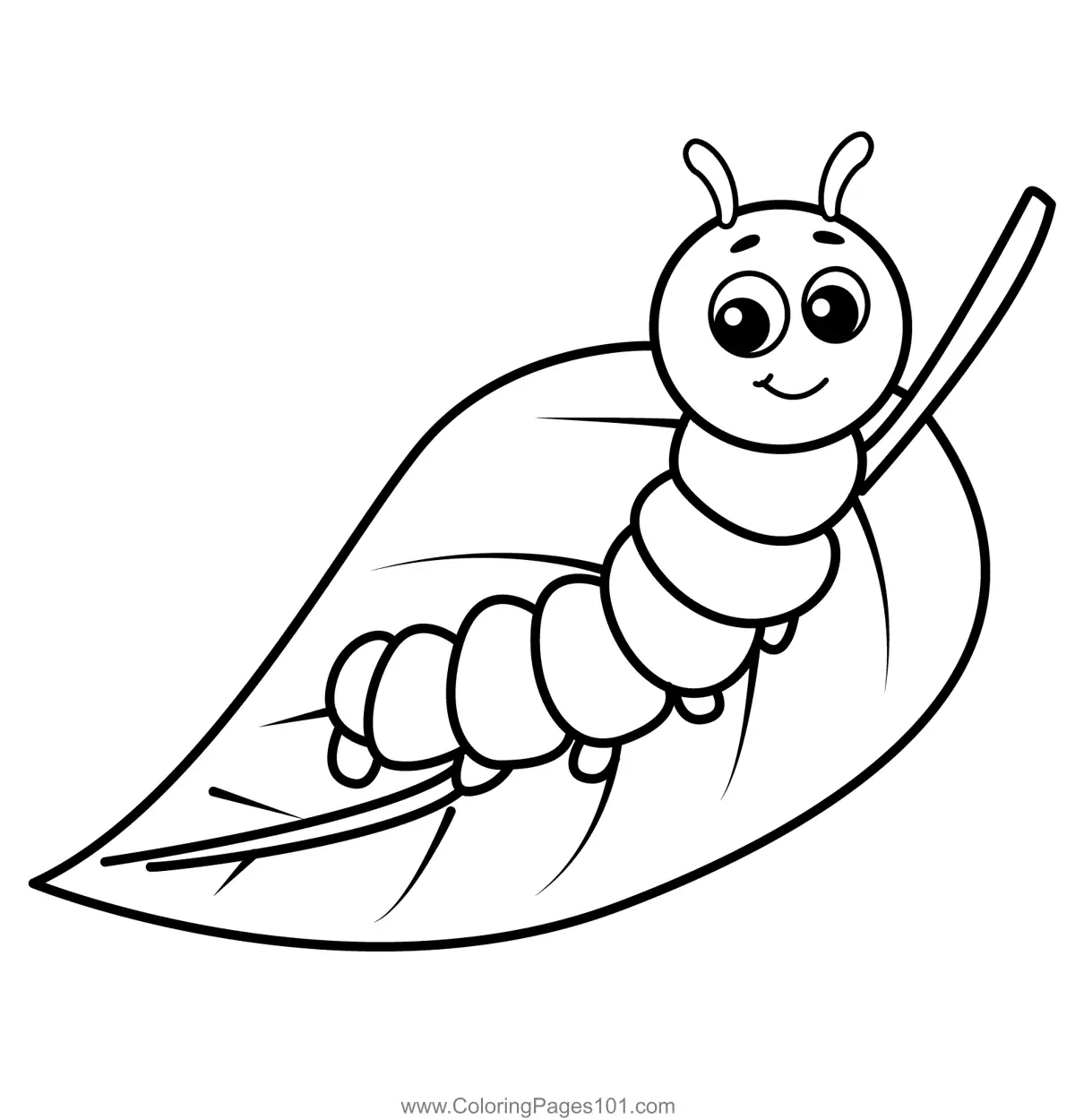 Caterpillars Coloring Pages 4