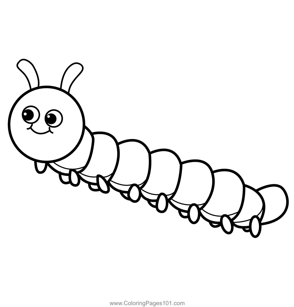Caterpillars Coloring Pages 5