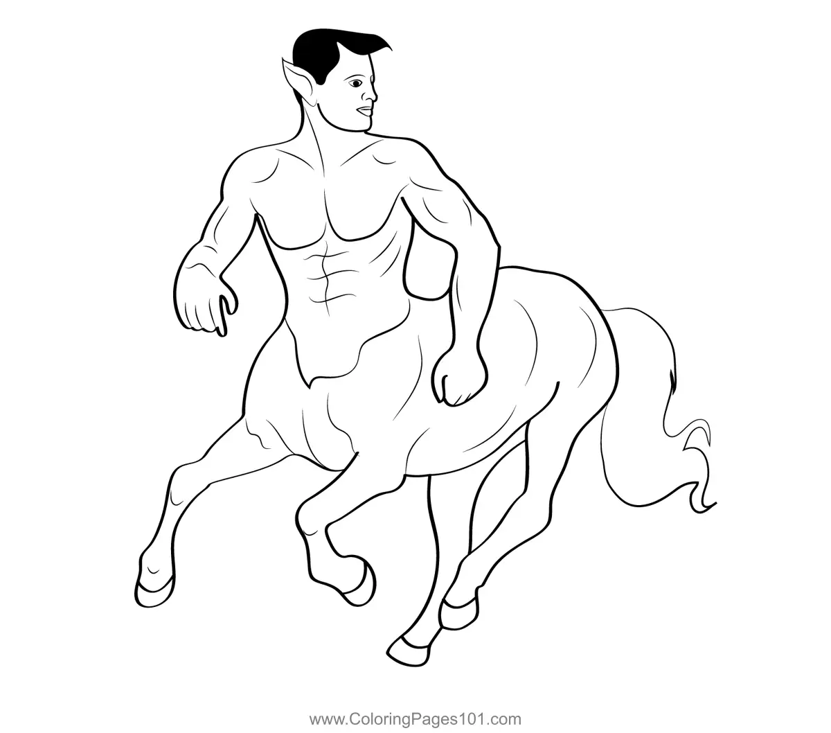 Centaurs Coloring Pages 3