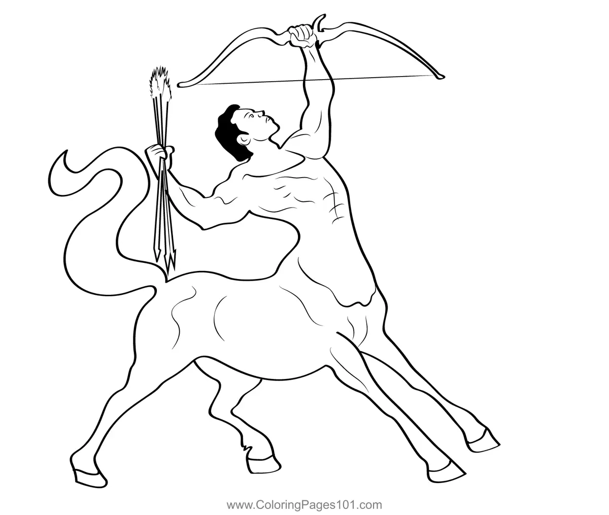 Centaurs Coloring Pages 8