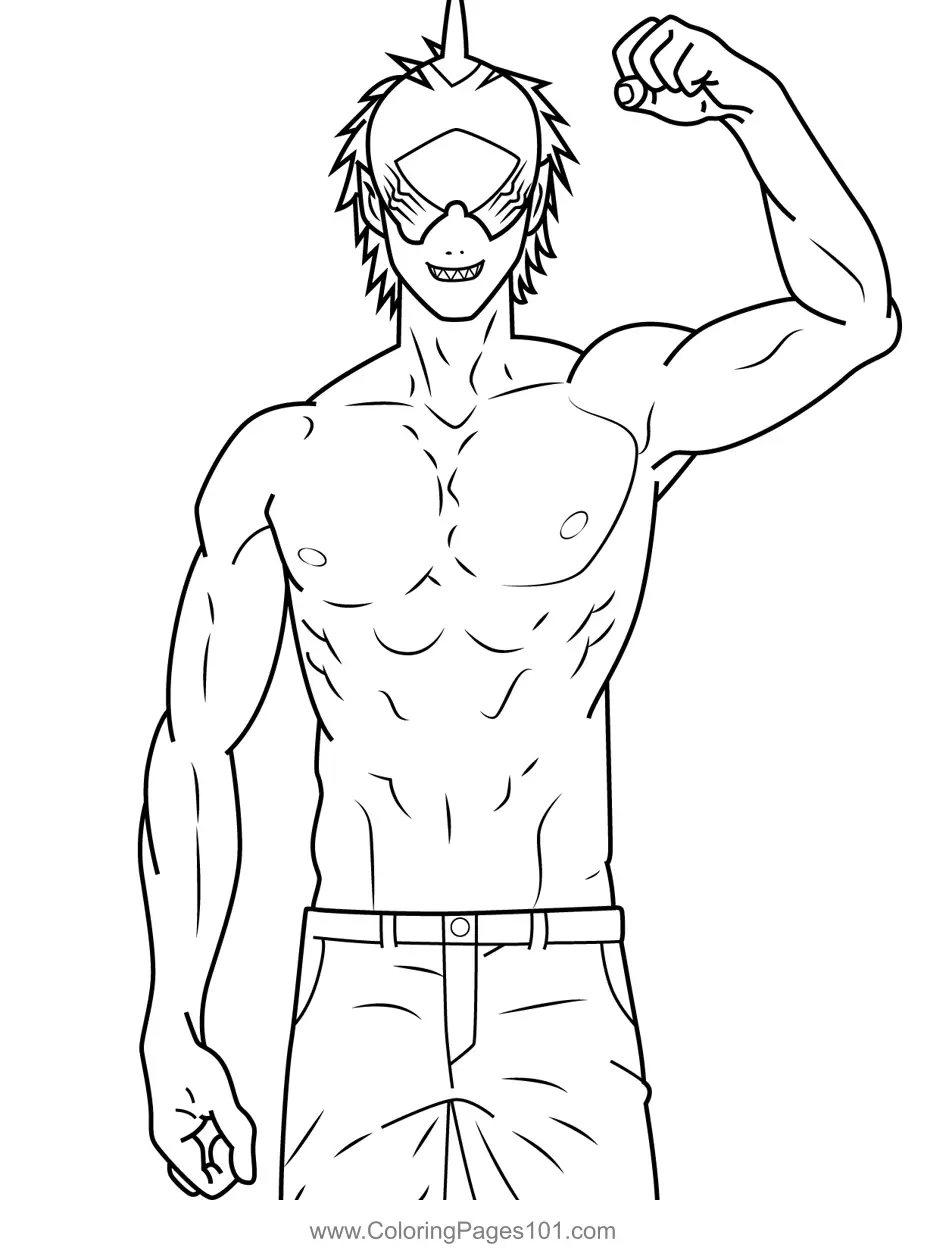 Chainsaw Man Coloring Pages