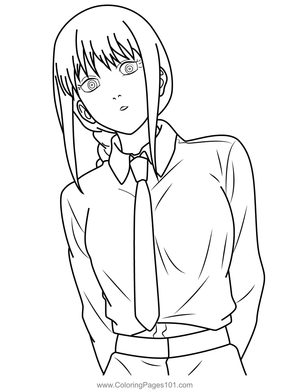 Chainsaw Man Coloring Pages 3